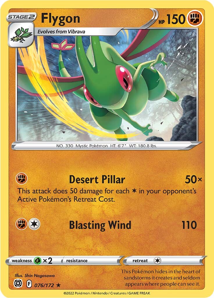 Flygon (076/172) [Sword & Shield: Brilliant Stars] Pokémon