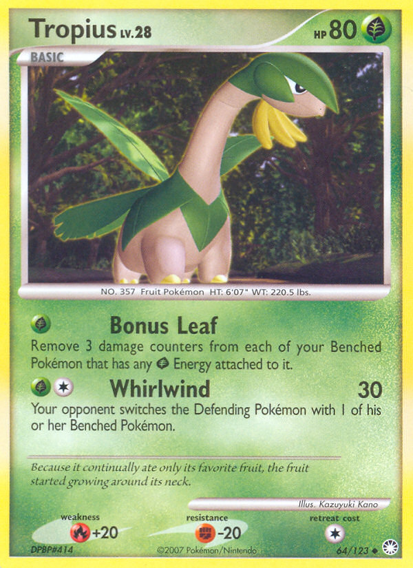 Tropius (64/123) [Diamond & Pearl: Mysterious Treasures] Pokémon