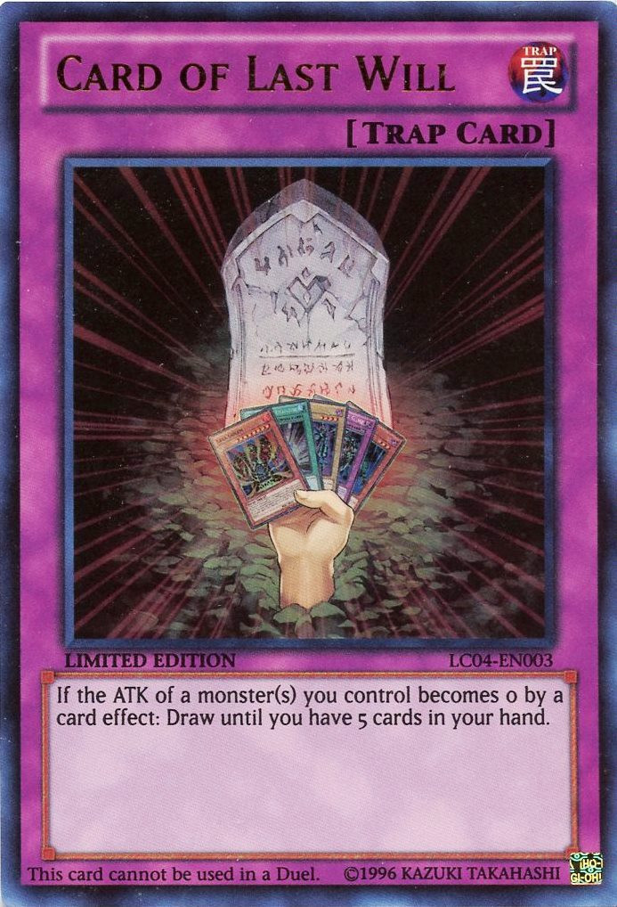 Card of Last Will [LC04-EN003] Ultra Rare Yu-Gi-Oh!