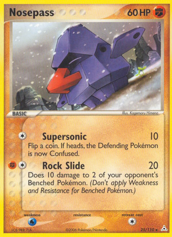 Nosepass (25/110) [EX: Holon Phantoms] Pokémon