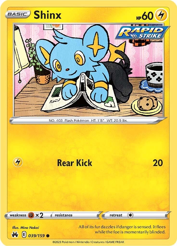 Shinx (039/159) (39) [Sword & Shield: Crown Zenith] Pokémon