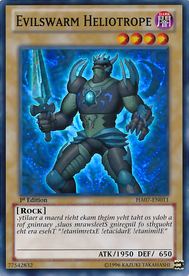 Evilswarm Heliotrope [HA07-EN011] Super Rare Yu-Gi-Oh!