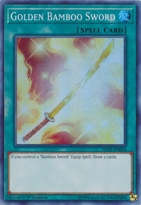 Golden Bamboo Sword [SHVA-EN054] Super Rare Yu-Gi-Oh!