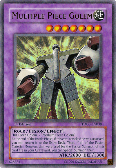 Multiple Piece Golem [TDGS-EN038] Ultra Rare Yu-Gi-Oh!