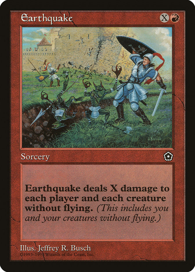 Earthquake [Portal Second Age] Magic: The Gathering