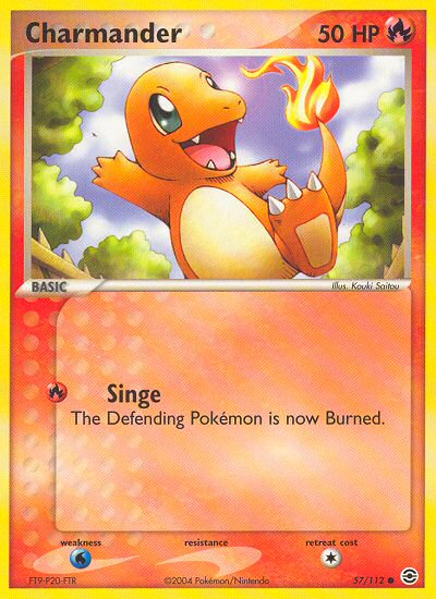 Charmander (57/112) [EX: FireRed & LeafGreen] Pokémon