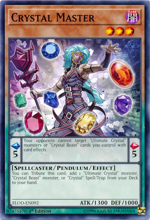 Crystal Master [FLOD-EN092] Common Yu-Gi-Oh!