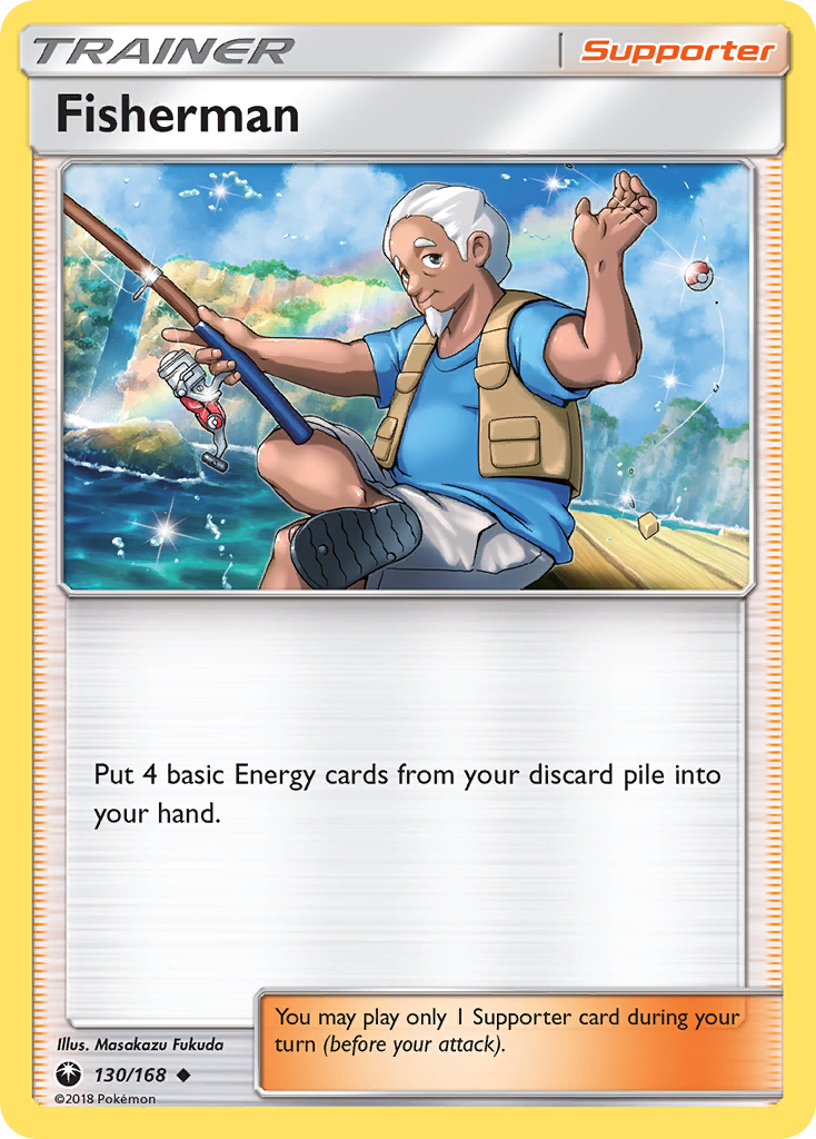 Fisherman (130/168) [Sun & Moon: Celestial Storm] Pokémon