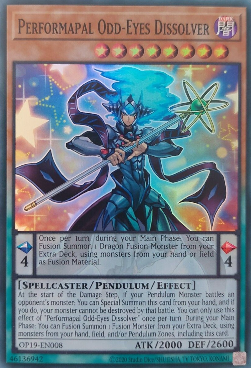 Performapal Odd-Eyes Dissolver [OP19-EN008] Super Rare Yu-Gi-Oh!