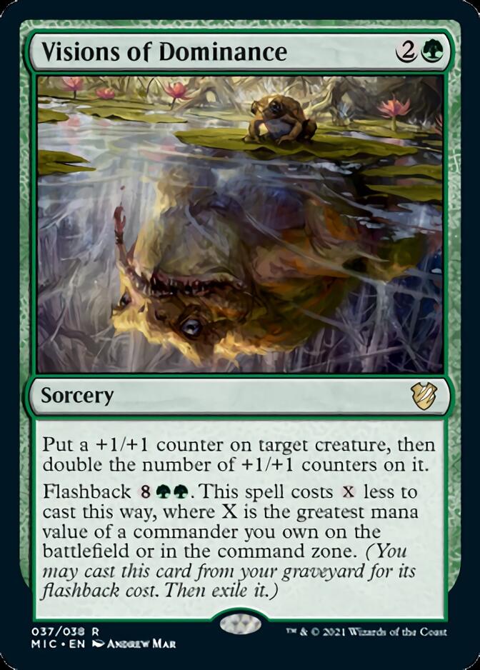 Visions of Dominance [Innistrad: Midnight Hunt Commander] Magic: The Gathering