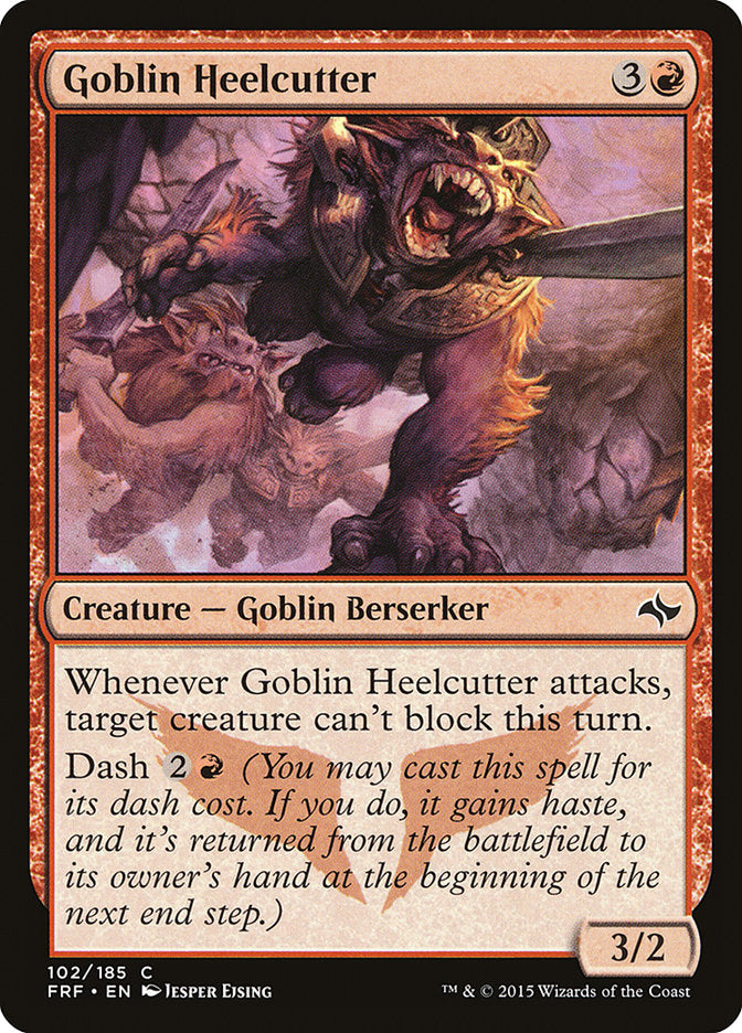 Goblin Heelcutter [Fate Reforged] Magic: The Gathering