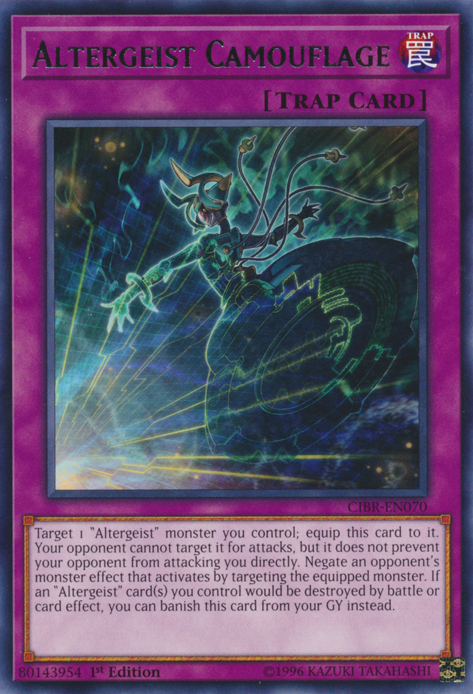 Altergeist Camouflage [CIBR-EN070] Rare Yu-Gi-Oh!