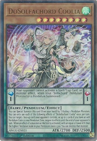 DoSolfachord Coolia (Ultra Rare) [ANGU-EN021] Ultra Rare Yu-Gi-Oh!