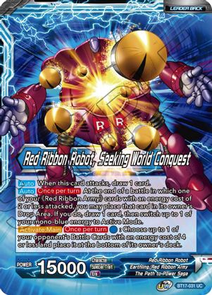 Commander Red // Red Ribbon Robot, Seeking World Conquest (BT17-031) [Ultimate Squad] Dragon Ball Super