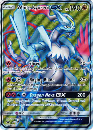 White Kyurem GX (SM141) (Jumbo Card) [Sun & Moon: Black Star Promos] Pokémon