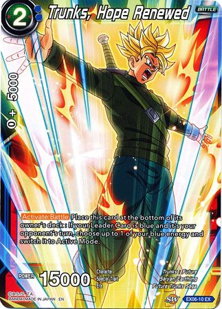 Trunks, Hope Renewed (EX06-10) [Special Anniversary Set] Dragon Ball Super