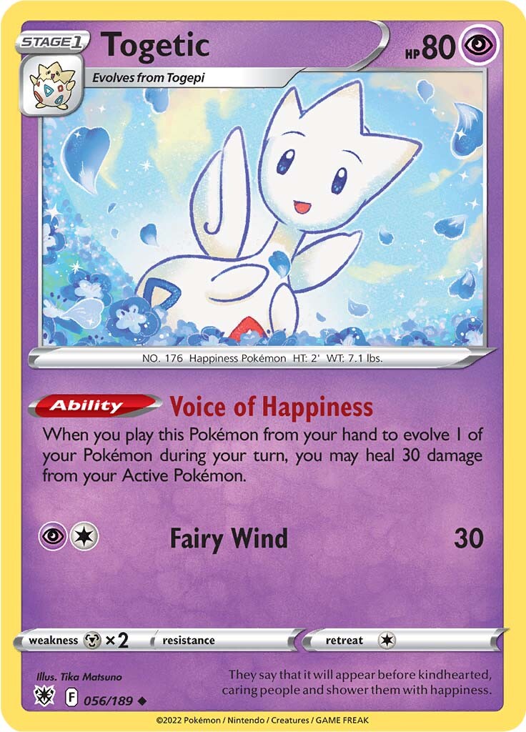 Togetic (056/189) [Sword & Shield: Astral Radiance] Pokémon