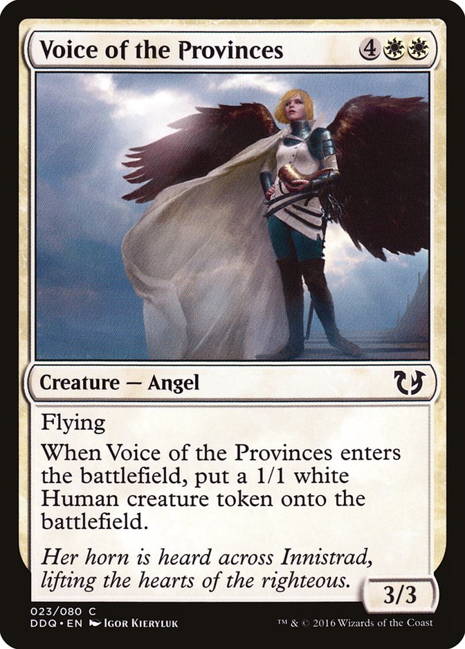 Voice of the Provinces [Duel Decks: Blessed vs. Cursed] Magic: The Gathering