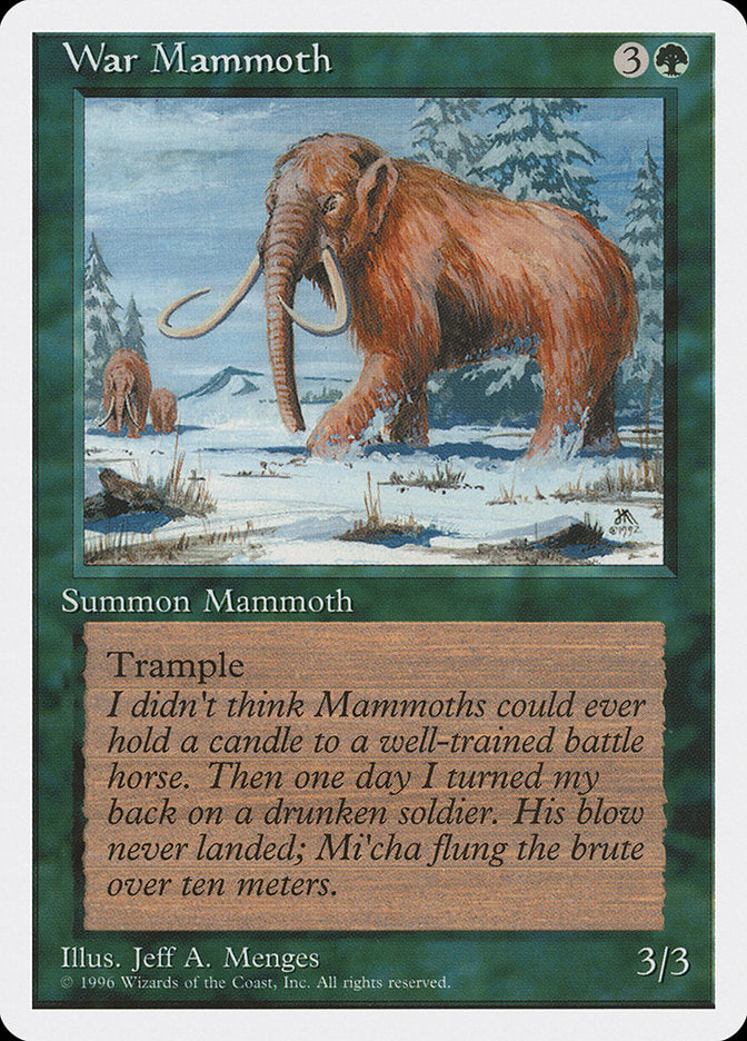 War Mammoth [Introductory Two-Player Set] Magic: The Gathering