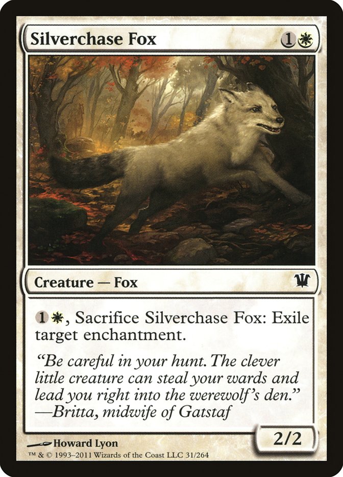 Silverchase Fox [Innistrad] Magic: The Gathering