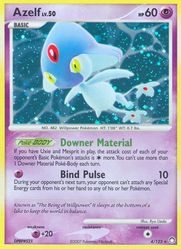 Azelf (4/123) [Diamond & Pearl: Mysterious Treasures] Pokémon