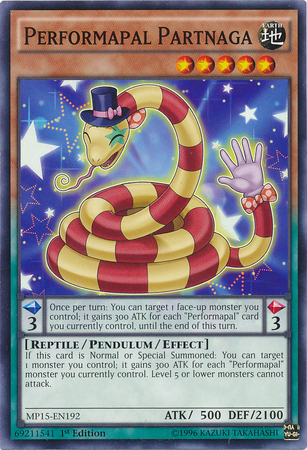 Performapal Partnaga [MP15-EN192] Common Yu-Gi-Oh!