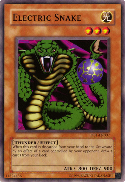 Electric Snake [DB1-EN007] Common Yu-Gi-Oh!