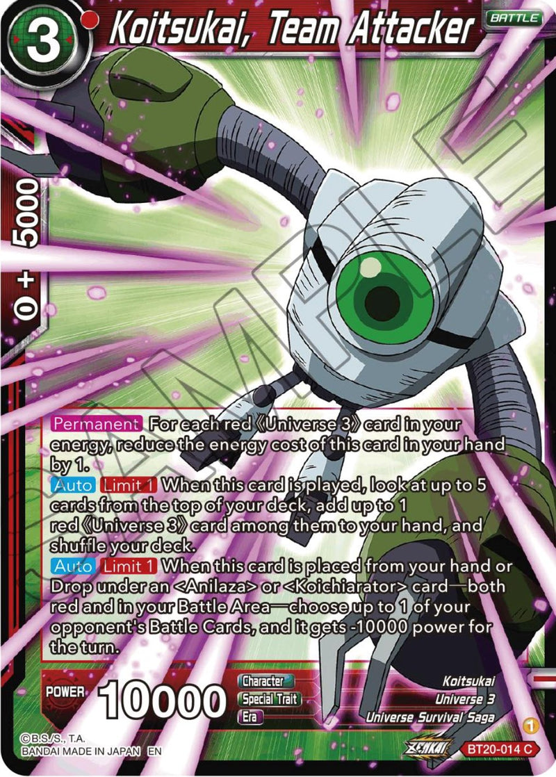 Koitsukai, Team Attacker (BT20-014) [Power Absorbed] Dragon Ball Super