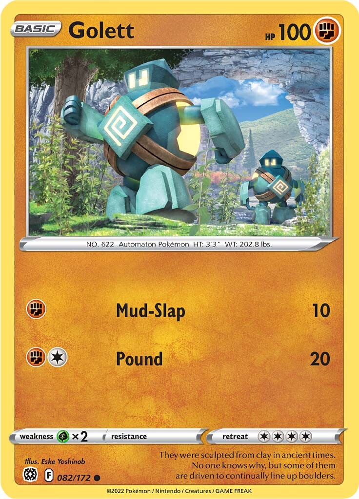 Golett (082/172) [Sword & Shield: Brilliant Stars] Pokémon