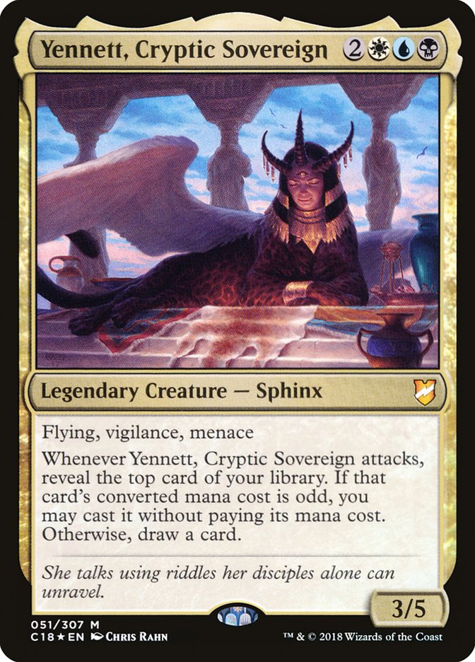 Yennett, Cryptic Sovereign [Commander 2018] Magic: The Gathering