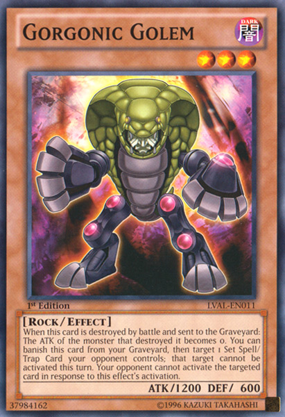 Gorgonic Golem [LVAL-EN011] Common Yu-Gi-Oh!