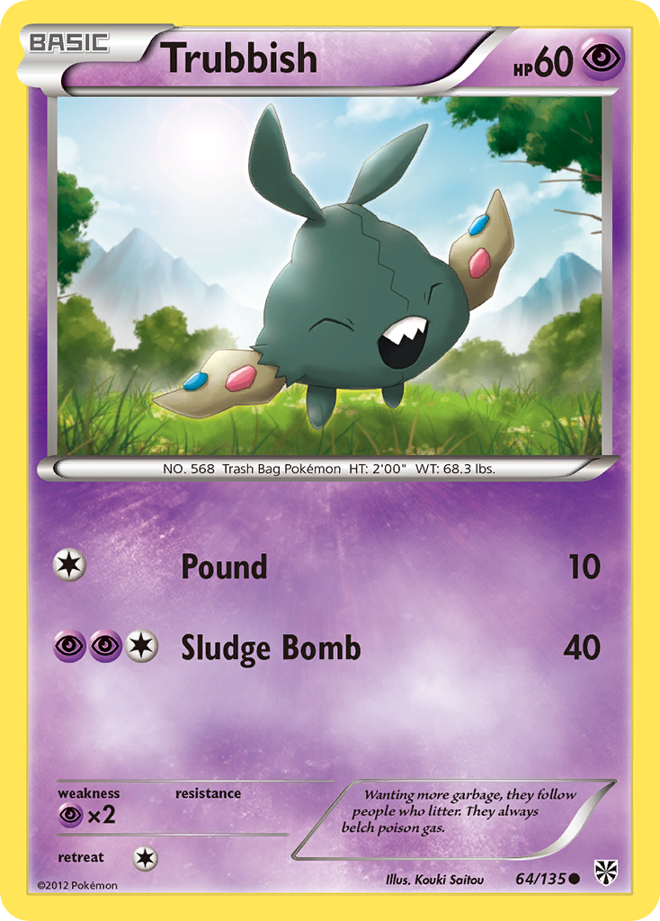 Trubbish (64/135) [Black & White: Plasma Storm] Pokémon