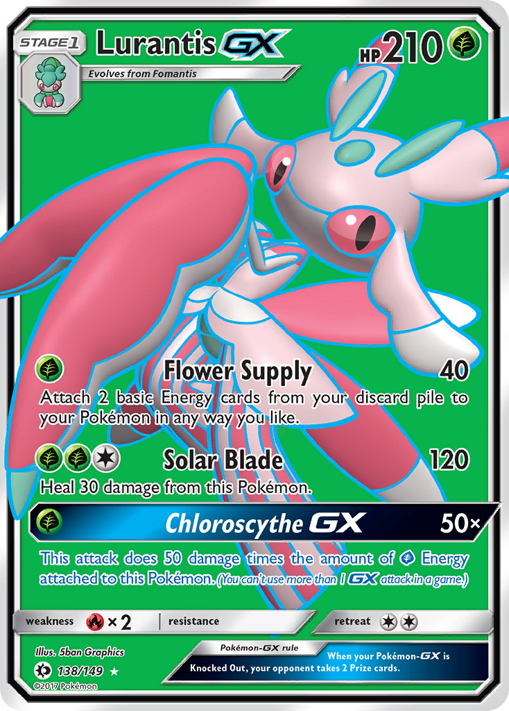 Lurantis GX (138/149) [Sun & Moon: Base Set] Pokémon