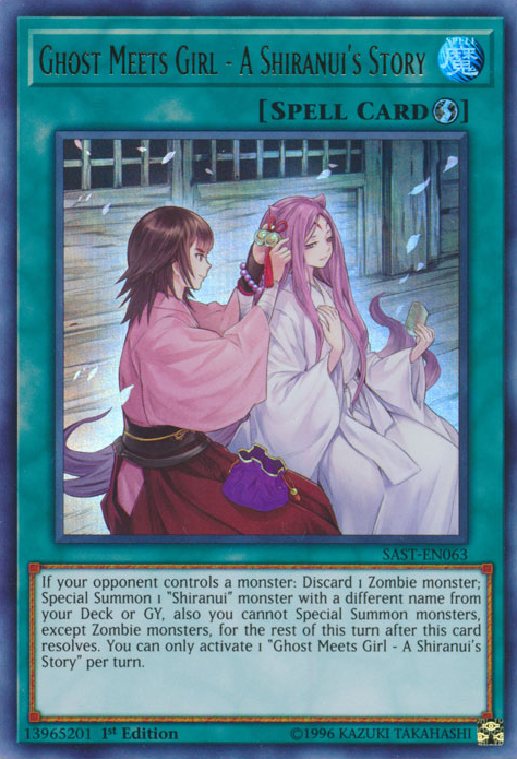 Ghost Meets Girl - A Shiranui's Story [SAST-EN063] Ultra Rare Yu-Gi-Oh!