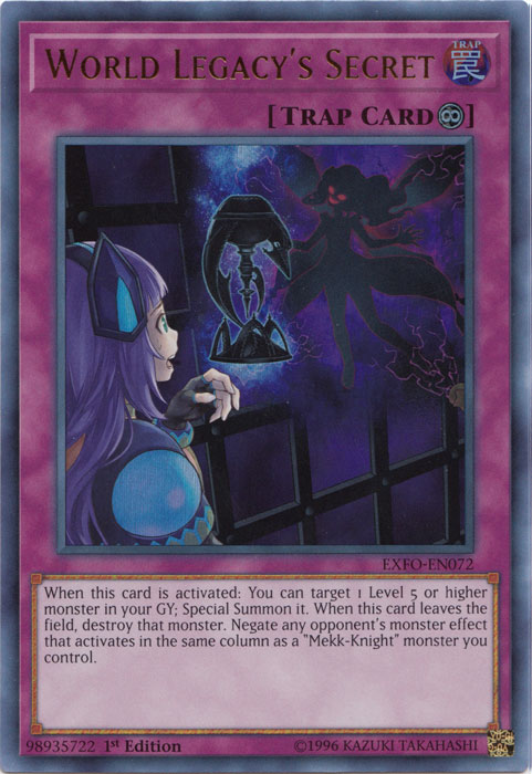 World Legacy's Secret [EXFO-EN072] Ultra Rare Yu-Gi-Oh!