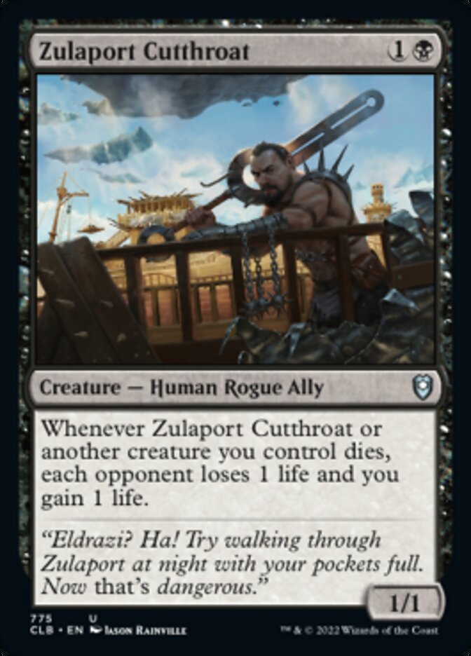 Zulaport Cutthroat [Commander Legends: Battle for Baldur's Gate] Magic: The Gathering