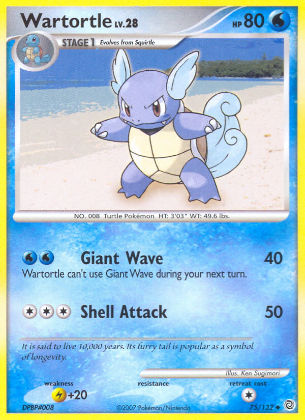 Wartortle (75/132) [Diamond & Pearl: Secret Wonders] Pokémon