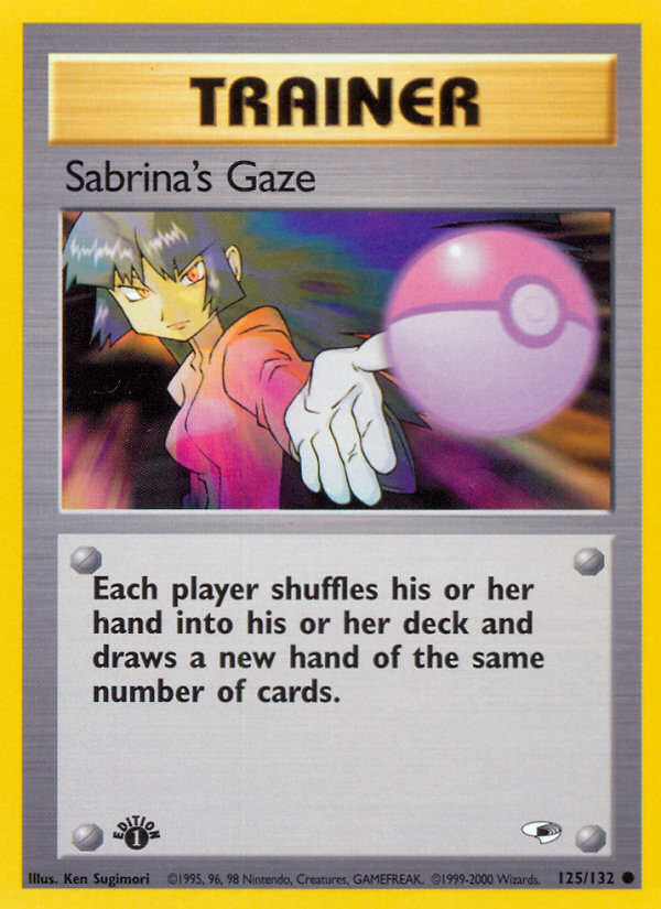 Sabrina's Gaze (125/132) [Gym Heroes 1st Edition] Pokémon