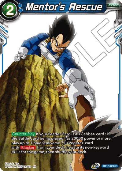 Mentor's Rescue (BT15-060) [Saiyan Showdown] Dragon Ball Super