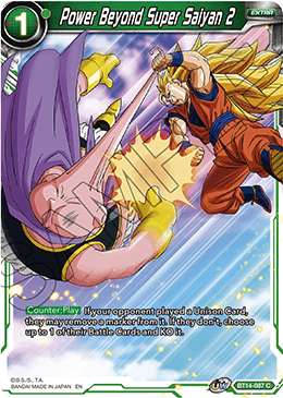 Power Beyond Super Saiyan 2 (BT14-087) [Cross Spirits] Dragon Ball Super