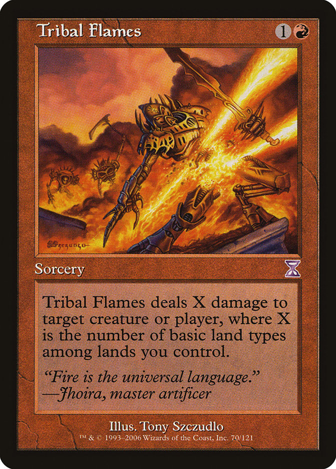 Tribal Flames [Time Spiral Timeshifted] Magic: The Gathering