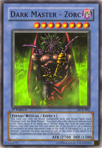 Dark Master - Zorc [DCR-082] Super Rare Yu-Gi-Oh!