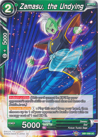 Zamasu, the Undying (DB1-058) [Dragon Brawl] Dragon Ball Super