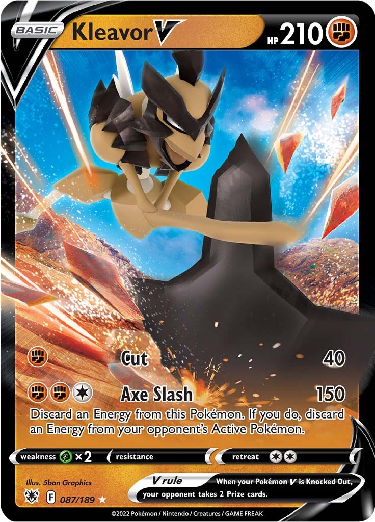 Kleavor V (087/189) [Sword & Shield: Astral Radiance] Pokémon