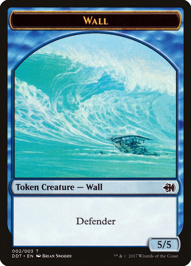 Wall Token [Duel Decks: Merfolk vs. Goblins Tokens] Magic: The Gathering