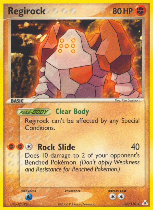 Regirock (28/110) [EX: Holon Phantoms] Pokémon