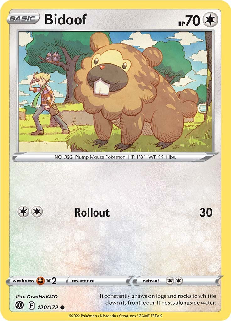 Bidoof (120/172) [Sword & Shield: Brilliant Stars] Pokémon