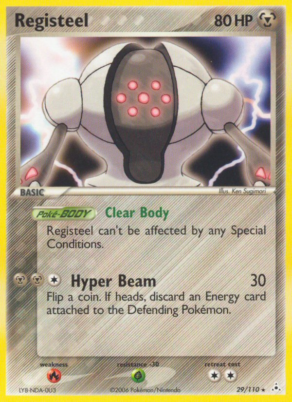 Registeel (29/110) [EX: Holon Phantoms] Pokémon