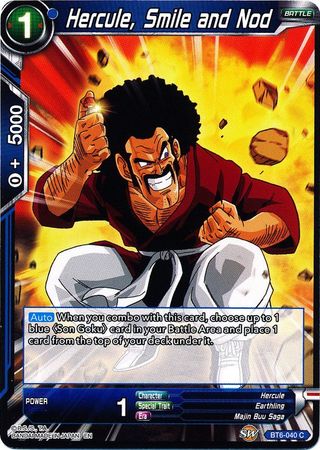 Hercule, Smile and Nod (BT6-040) [Destroyer Kings] Dragon Ball Super