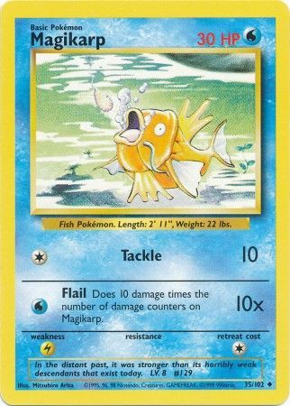 Magikarp (35/102) [Base Set Unlimited] Pokémon